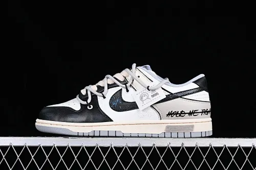 All Categories Nk SB Dunk Series Nk SB Dunk Low Low-top sneakers Nk Dunk Low Retro Panda Prank Space Exploration Star Trek Customized version of deconstructed straps retro distressed Panda low-top sneakers DJ6188-003